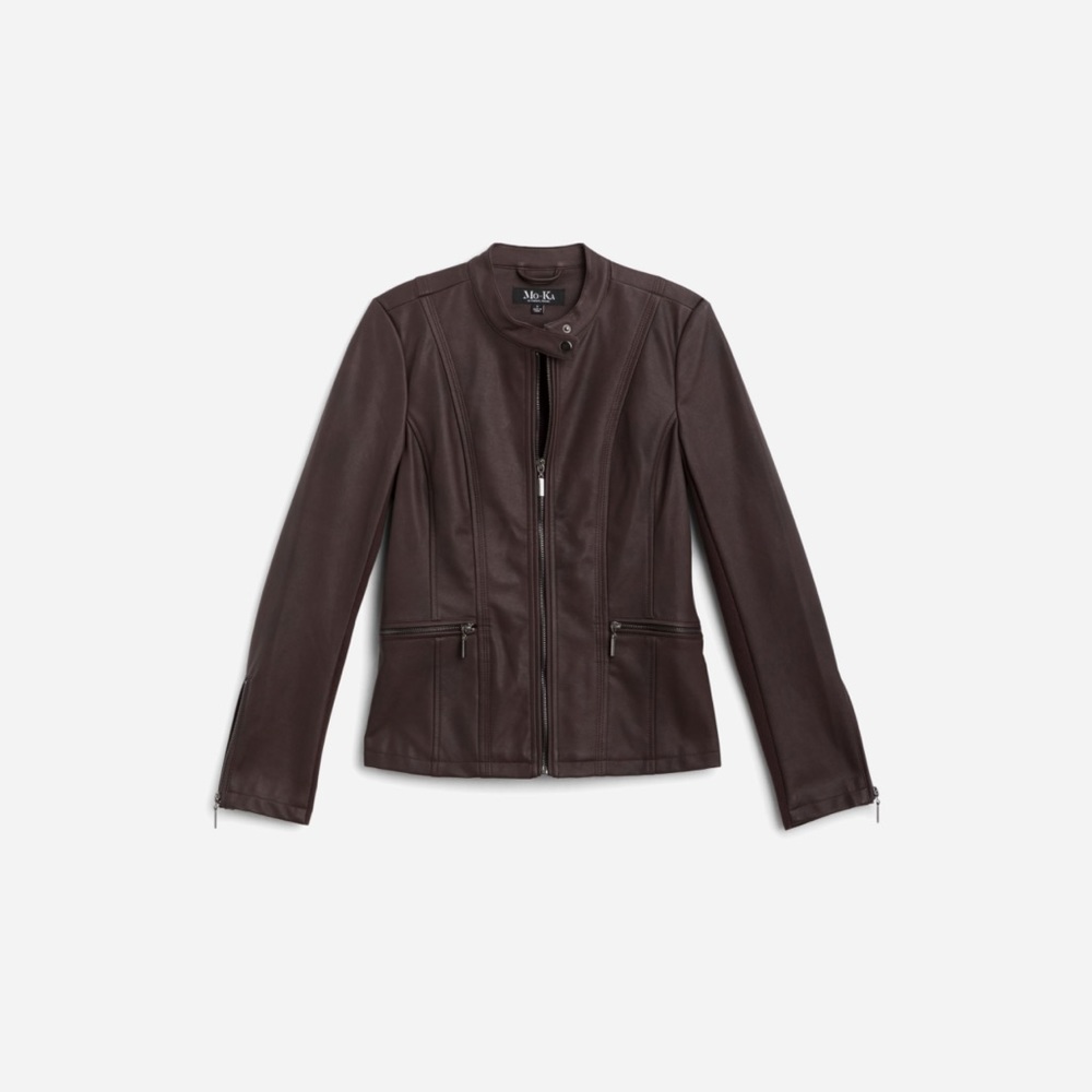 Mo-Ka Stitch Fix Faux Leather Jacket